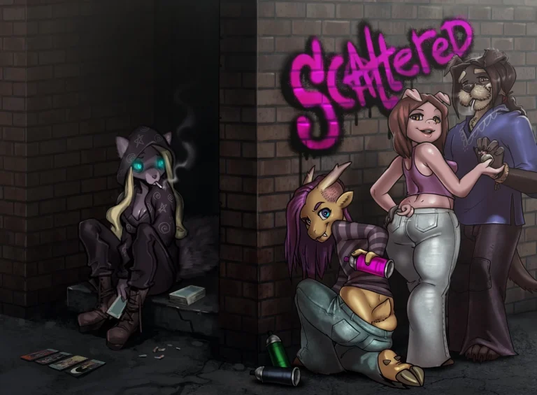 Scattered porn comic picture 1