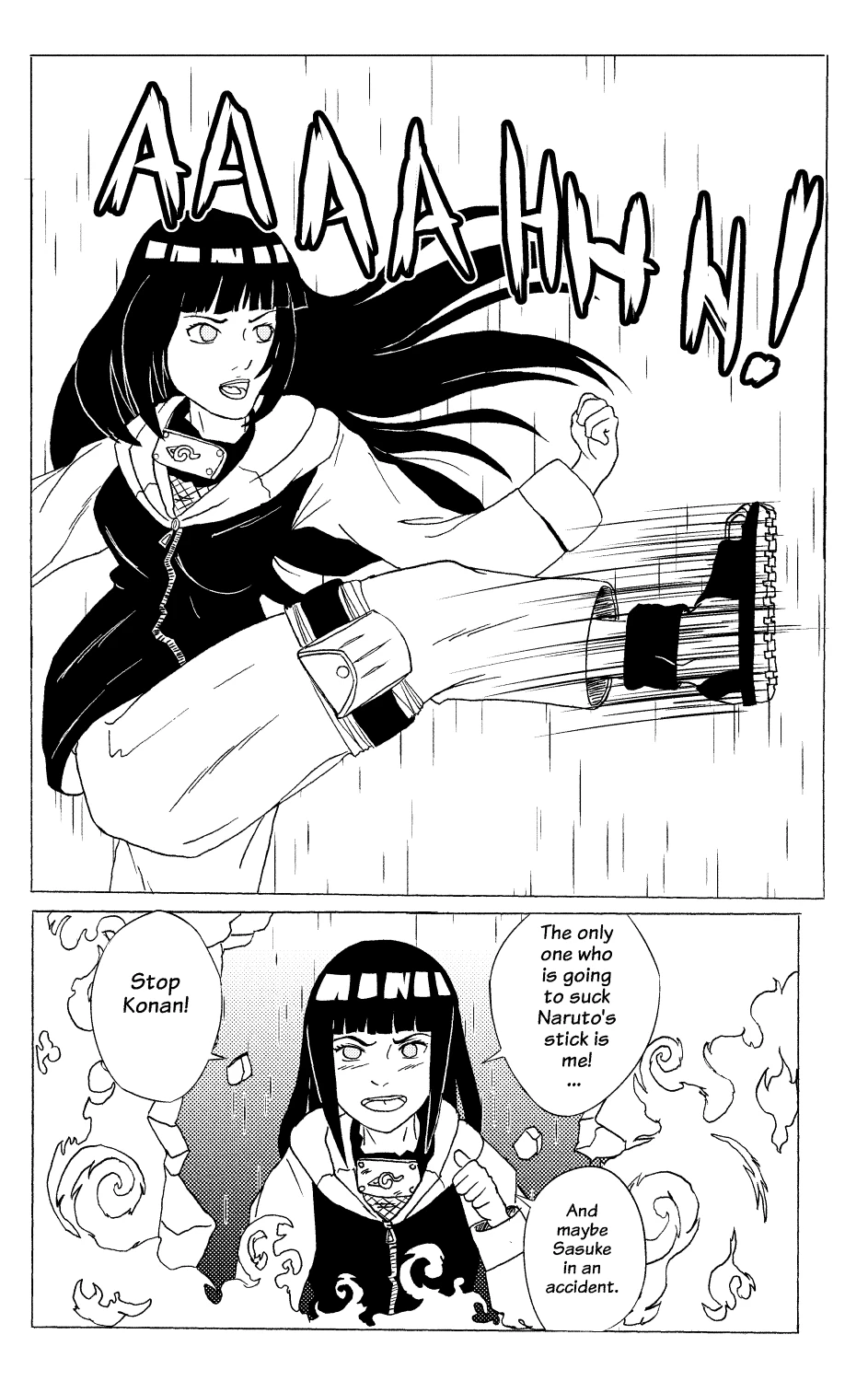 Secret in the Hidden Village of Rain porn comic picture 3