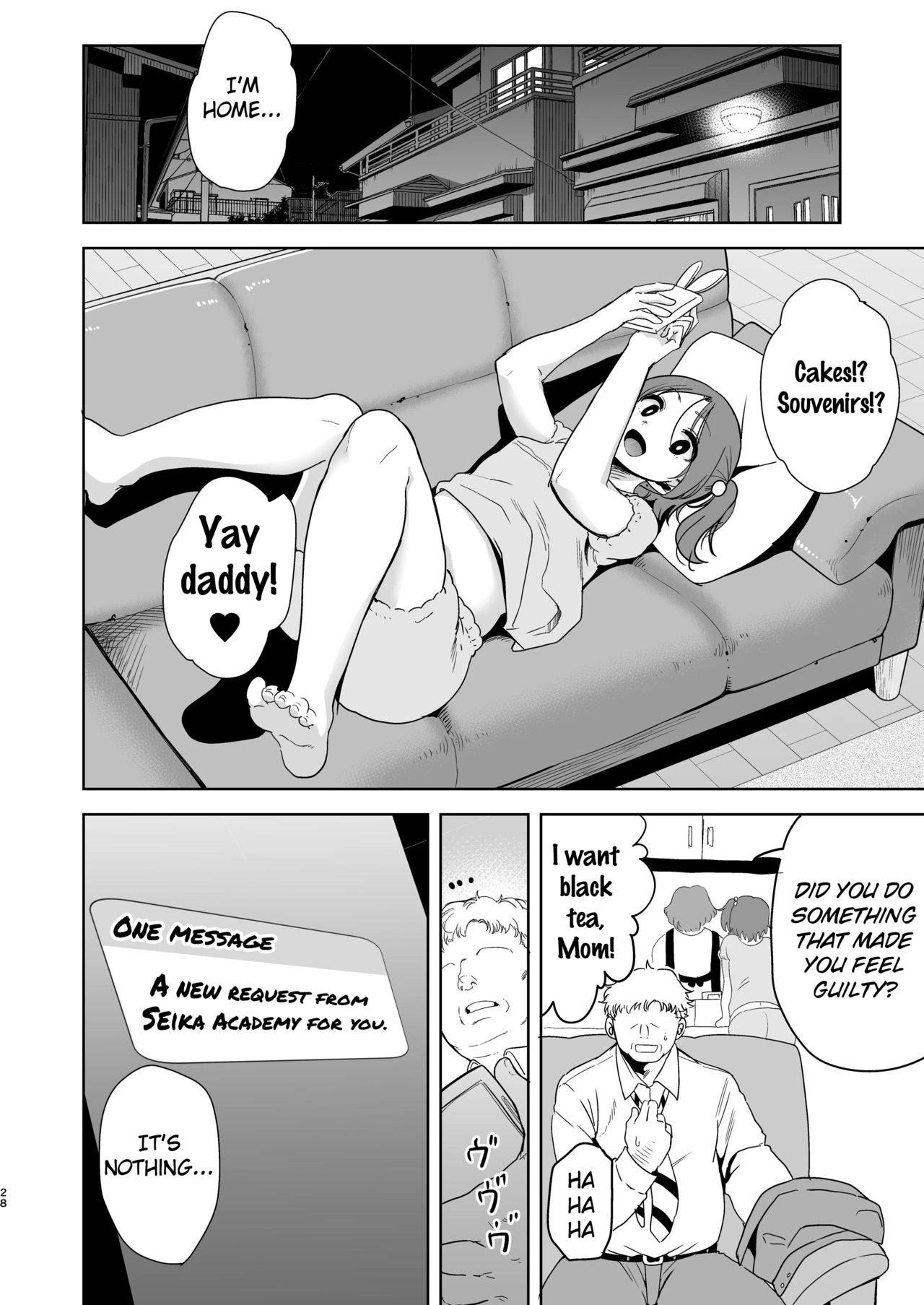 Seika Jogakuin Koutoubu Kounin Sao Oji-san porn comic picture 27