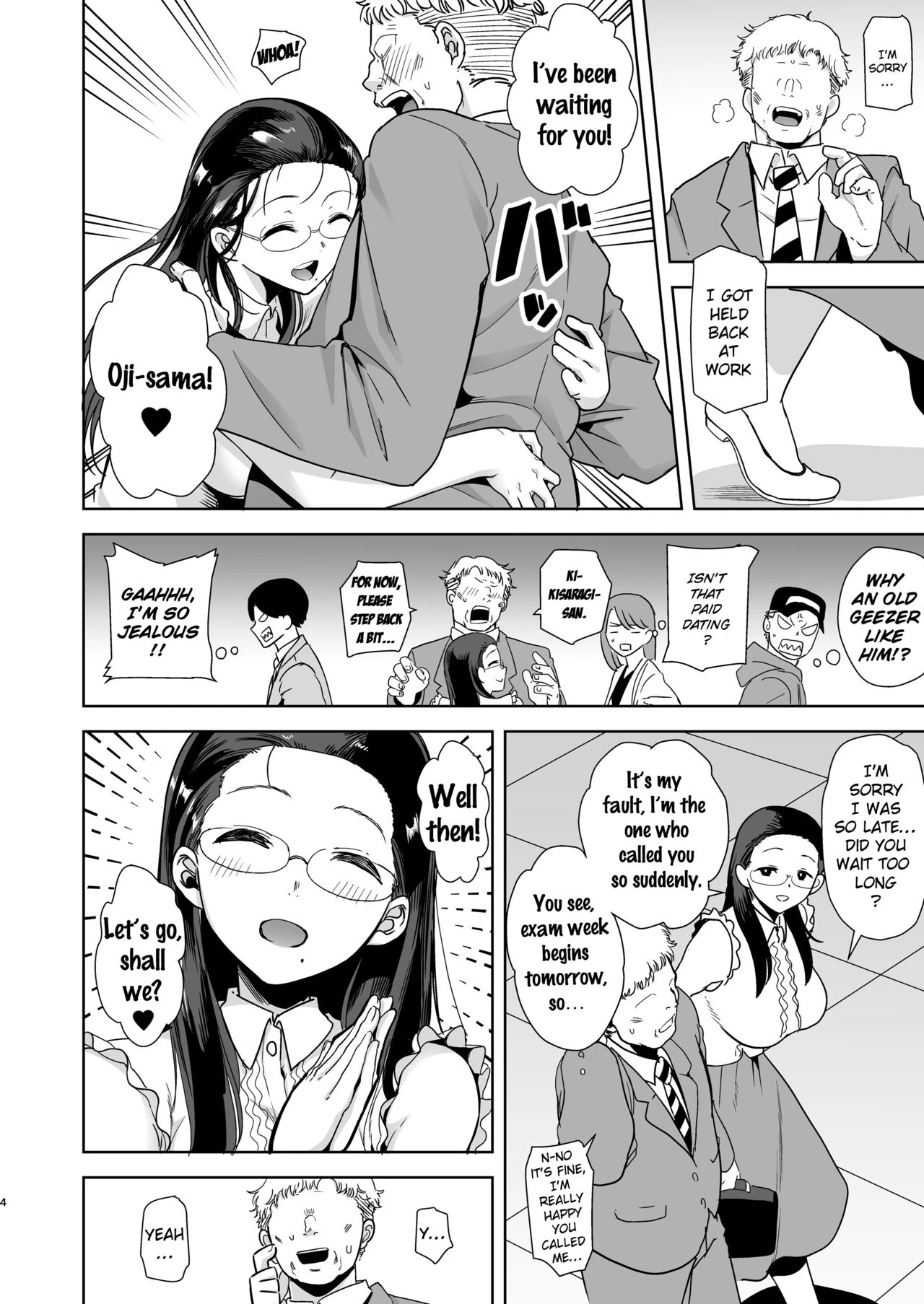 Seika Jogakuin Koutoubu Kounin Sao Oji-san porn comic picture 3