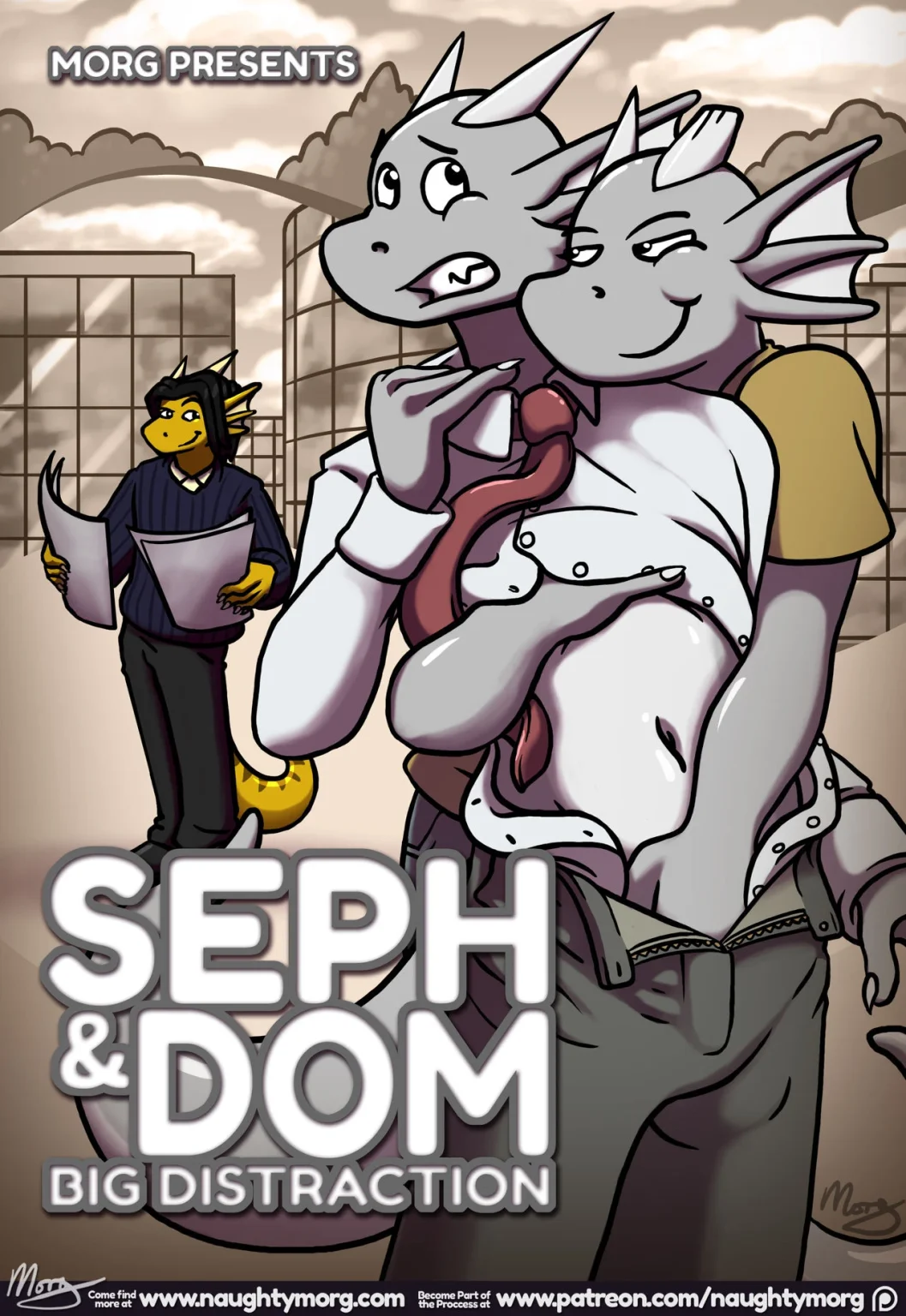Seph & Dom: Big Distraction porn comic picture 1