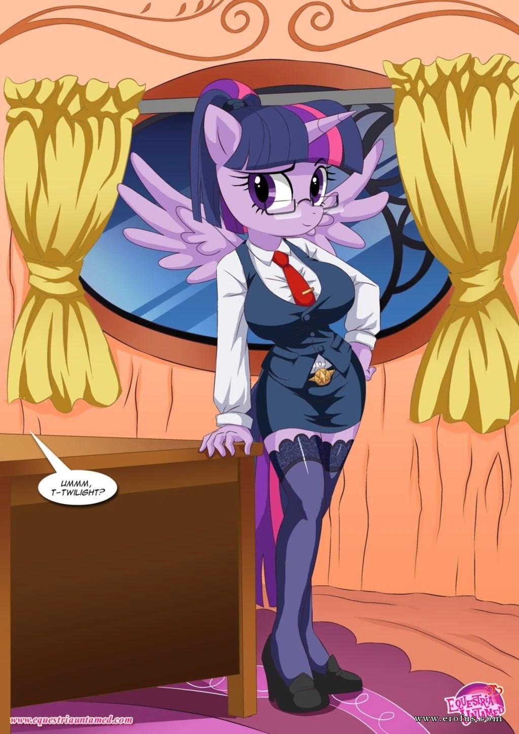 Sex ed with miss twilight sparkle porn comic picture 13