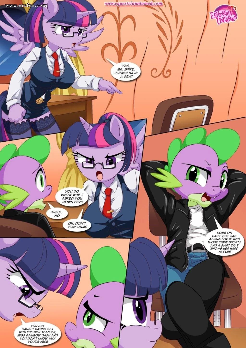 Sex ed with miss twilight sparkle porn comic picture 14