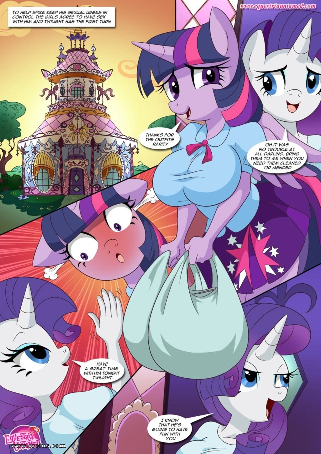 Sex ed with miss twilight sparkle porn comic picture 2