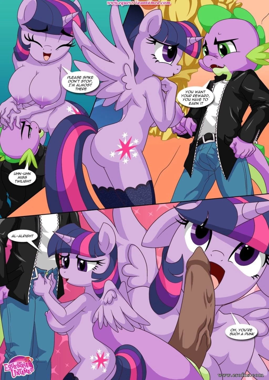 Sex ed with miss twilight sparkle porn comic picture 21