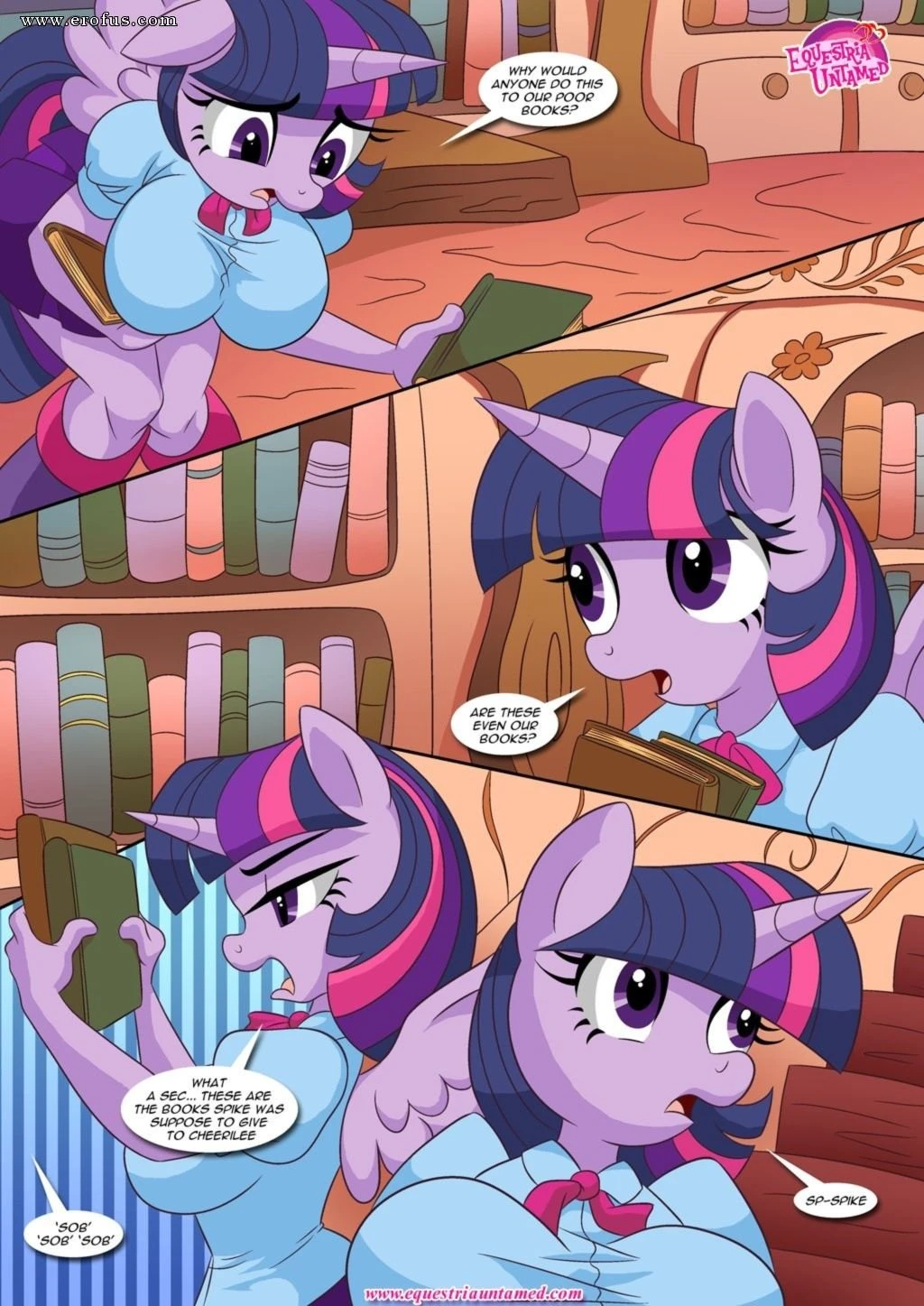 Sex ed with miss twilight sparkle porn comic picture 4