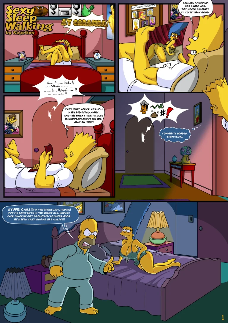 Sexy Sleep Walking 1-2 porn comic picture 2