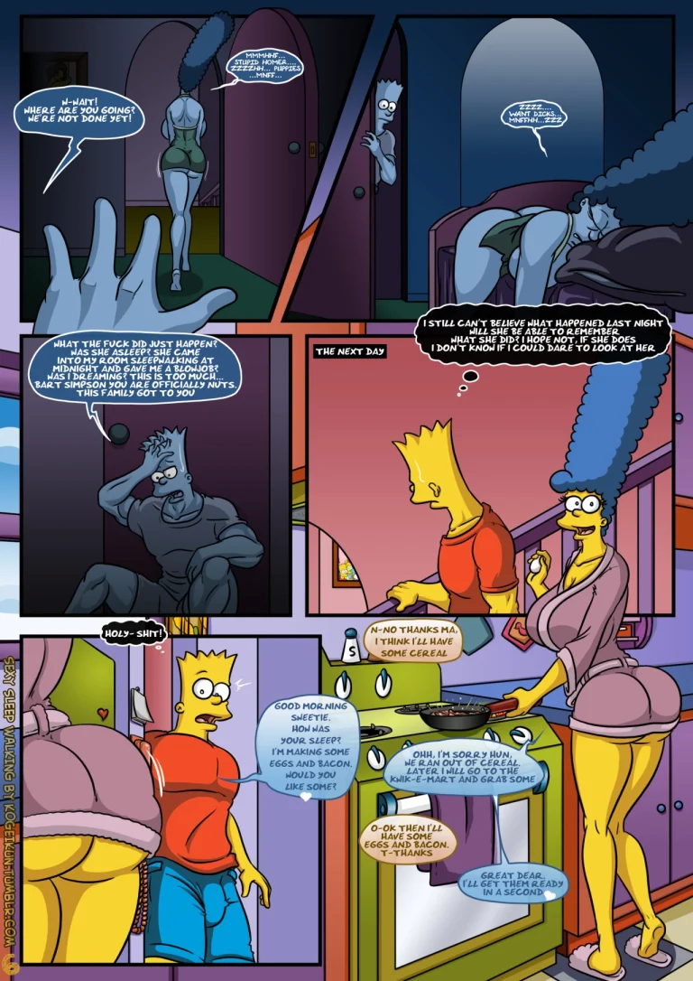 Sexy Sleep Walking 1-2 porn comic picture 7