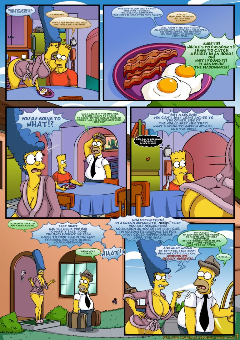 Sexy Sleep Walking 1-2 porn comic picture 8