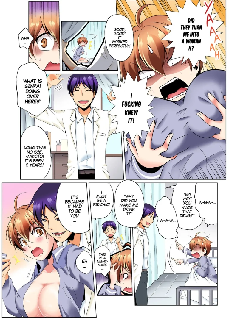 Sexy Undercover Investigation! Don't spread it too much! Lewd TS Physical Examination porn comic picture 12