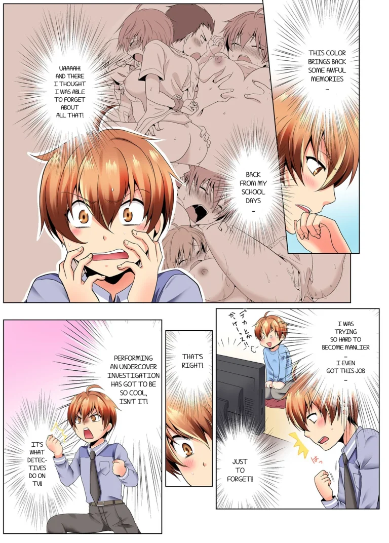 Sexy Undercover Investigation! Don't spread it too much! Lewd TS Physical Examination porn comic picture 9