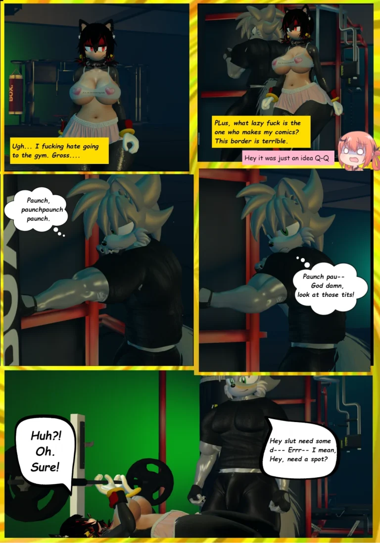 Shadette the Hedgehog - The Workout porn comic picture 2
