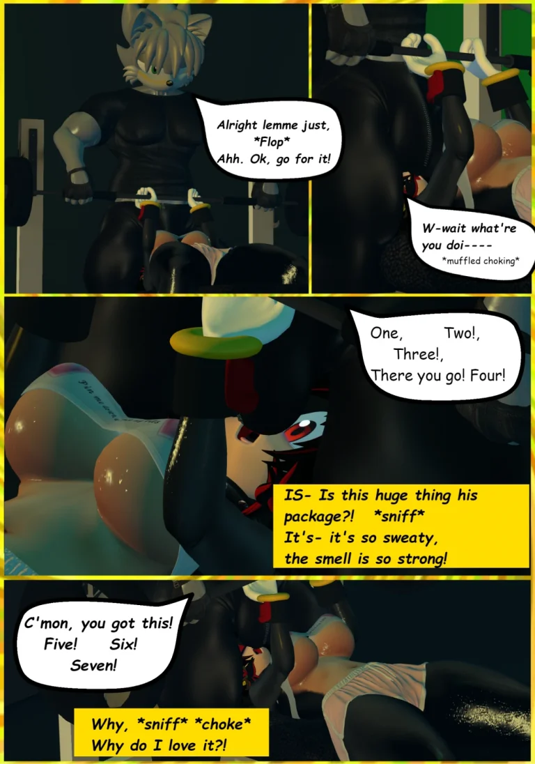 Shadette the Hedgehog - The Workout porn comic picture 3