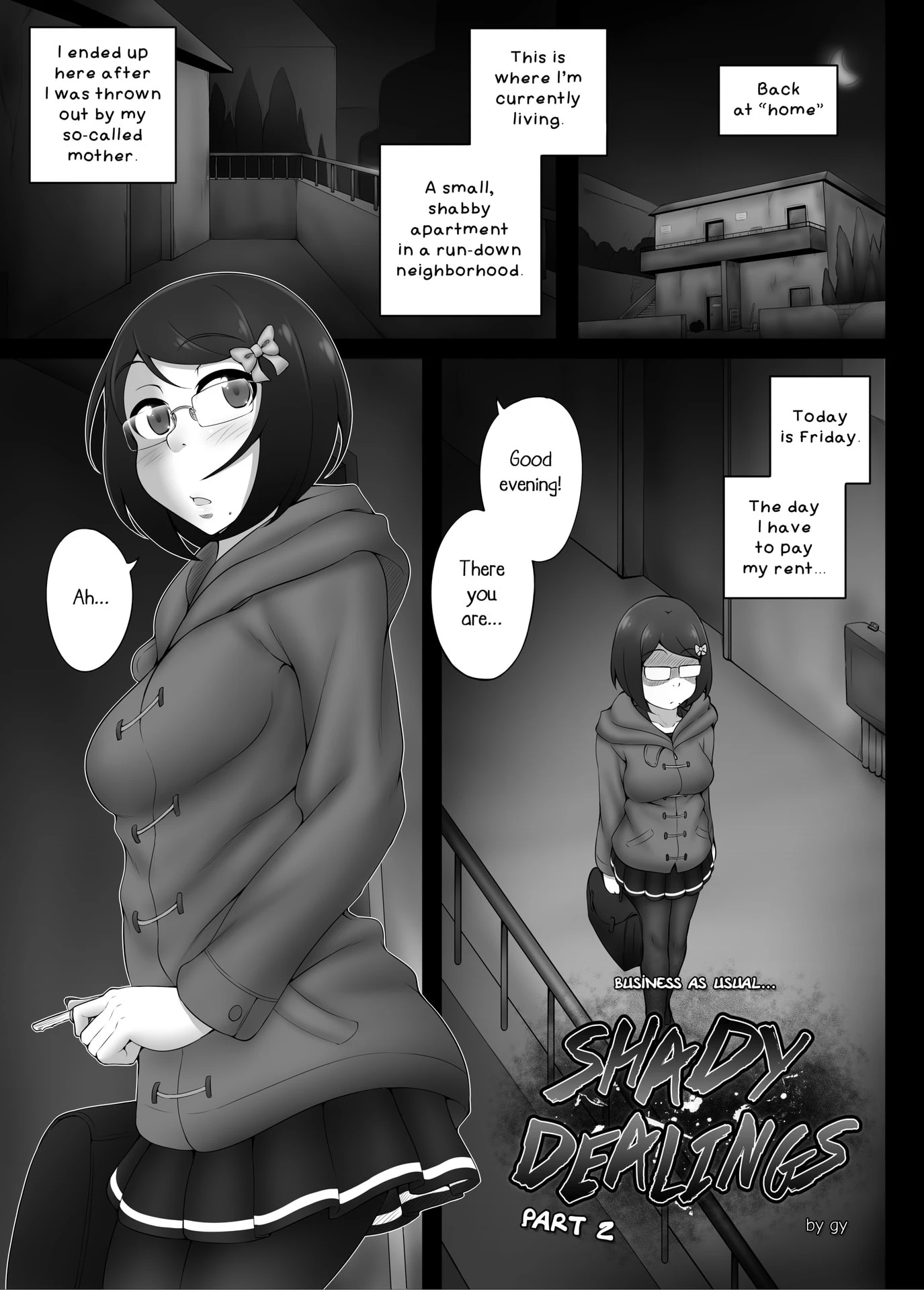 Shady Dealings 2 porn comic picture 1