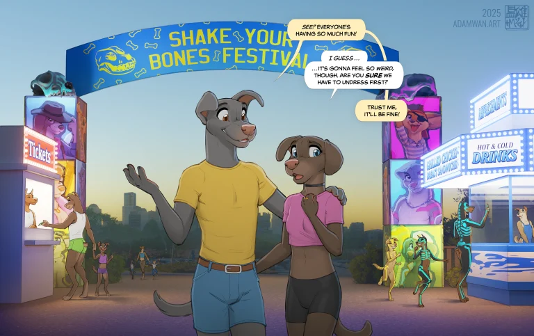 Shake Your Bones porn comic picture 1