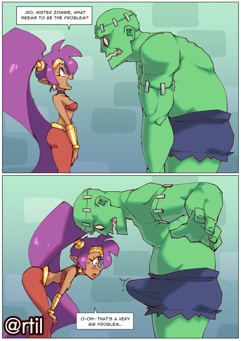 Shantae's Zombie Crisis! porn comic picture 2