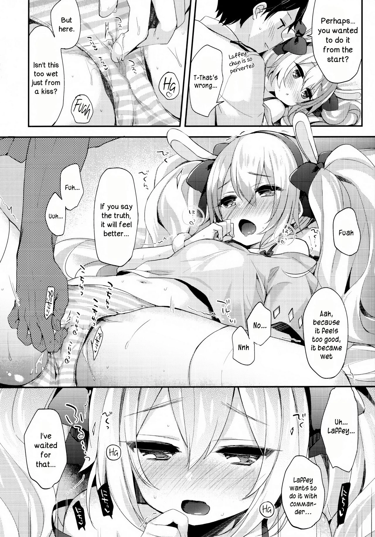 Shikikan, Kyou wa Atsui kara Laffey to Nenne... Shiyo? porn comic picture 10