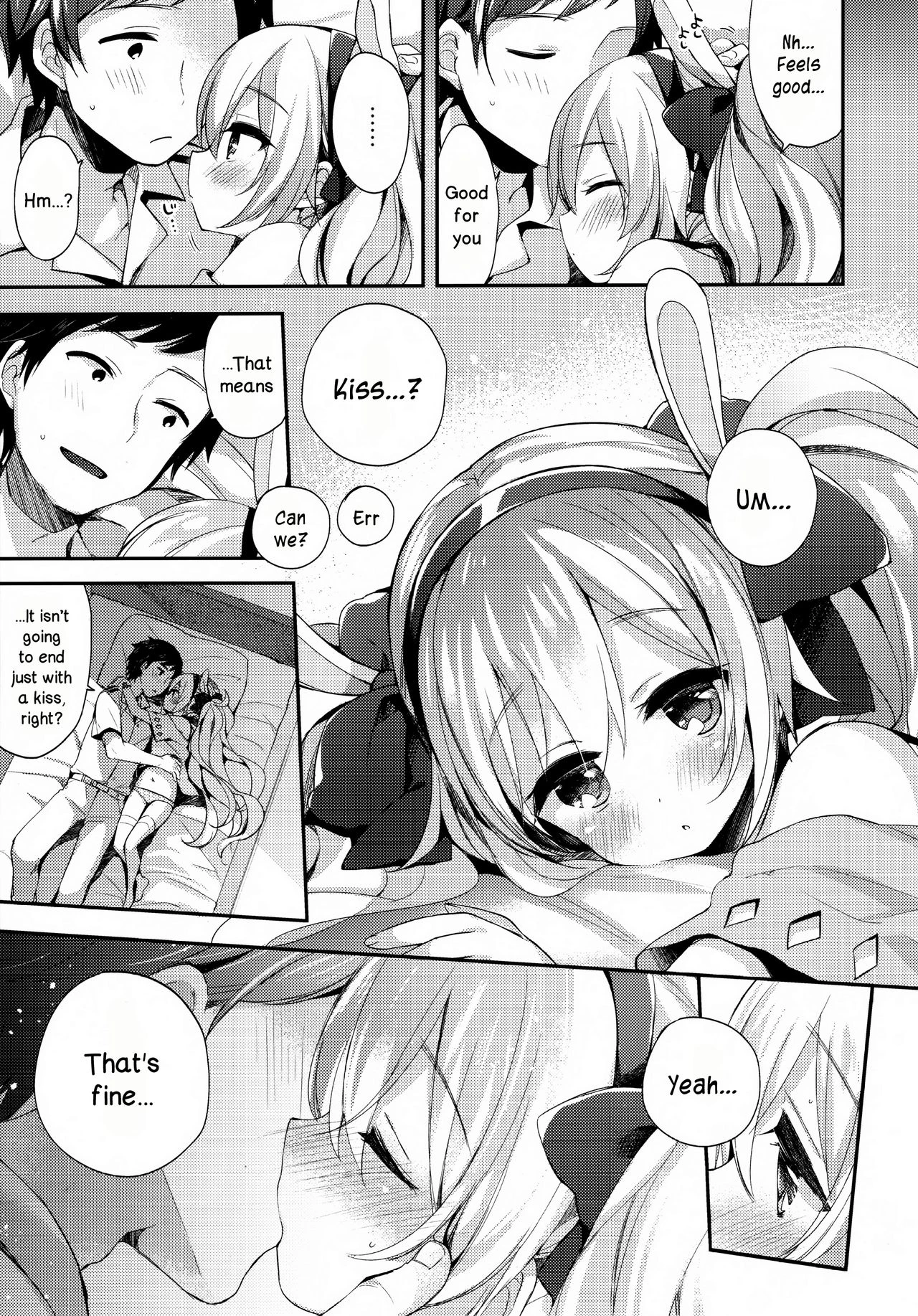 Shikikan, Kyou wa Atsui kara Laffey to Nenne... Shiyo? porn comic picture 7