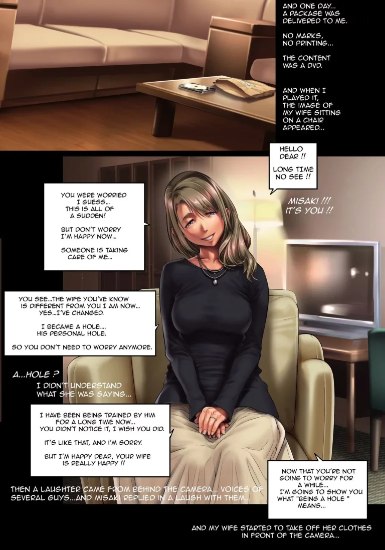 Shissou Shita Tsuma kara no Netorare Video Letter porn comic picture 4