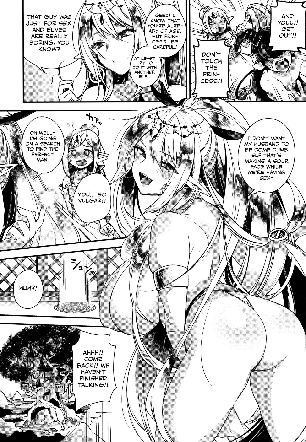Shotaku-kun wa Elf no Hime-sama o Jouzu ni Haramaserareru kana? porn comic picture 6