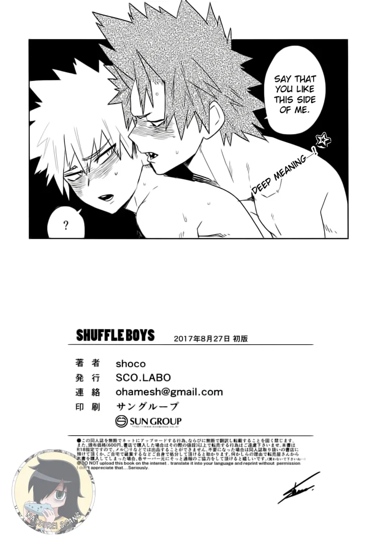 SHUFFLE BOYS porn comic picture 36