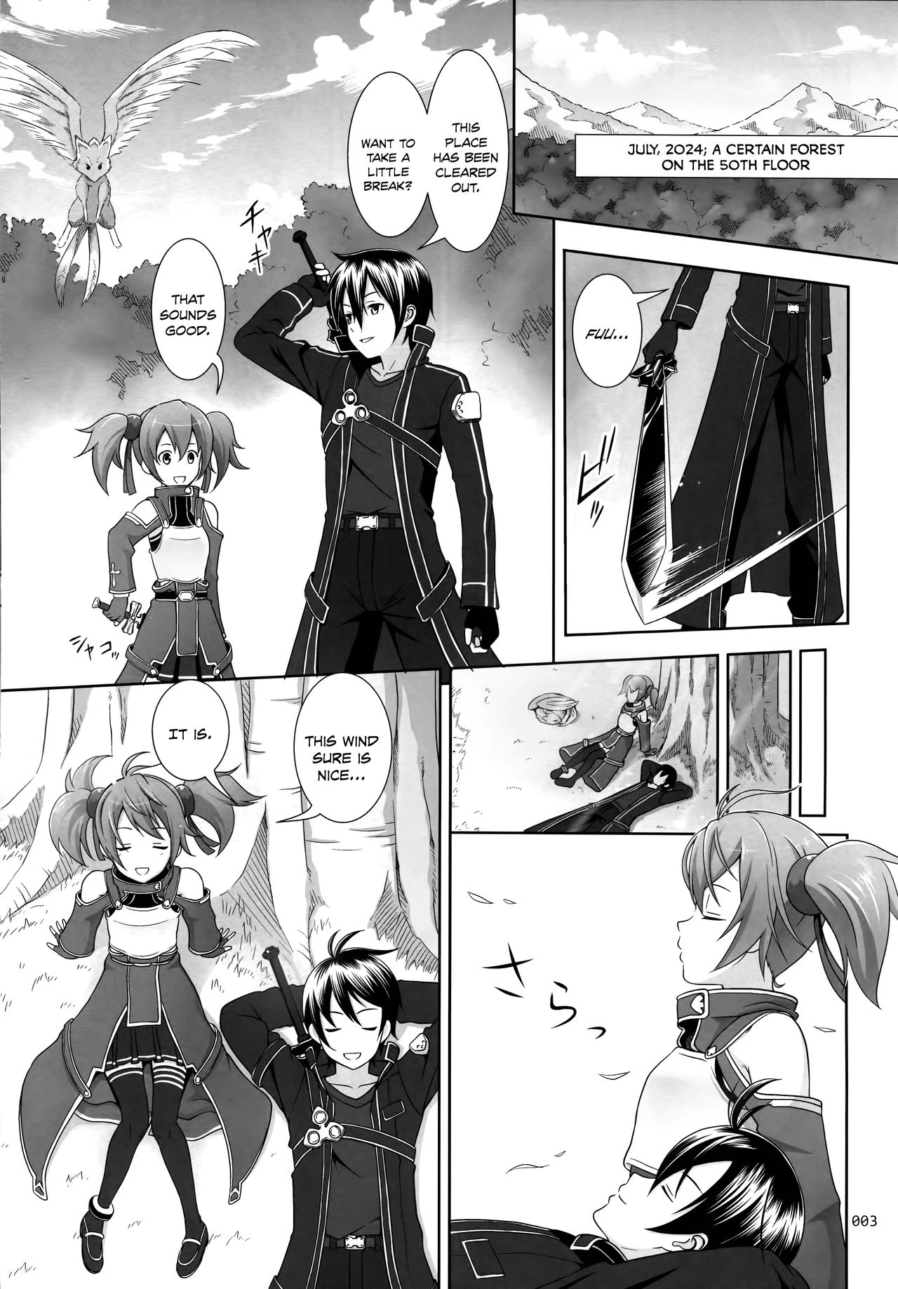 Silica no Usuusu na Ehon 3 porn comic picture 2
