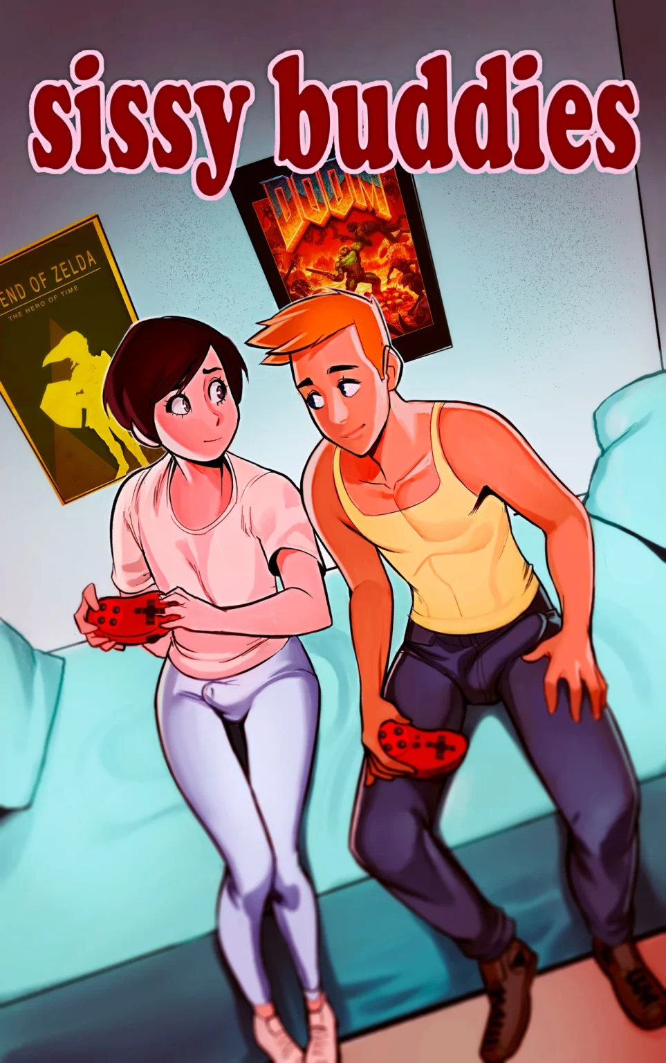 Sissy Buddies porn comic picture 1