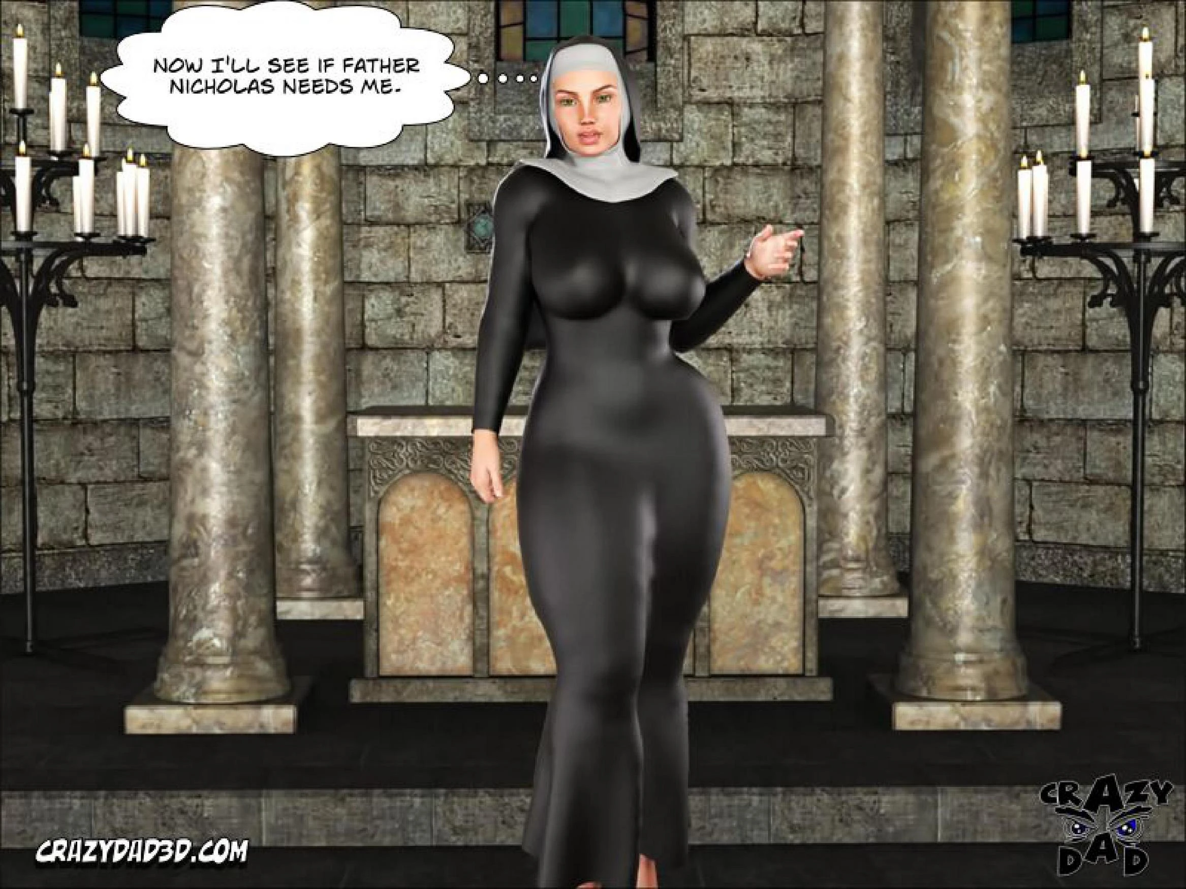 Sister Grace porn comic picture 7