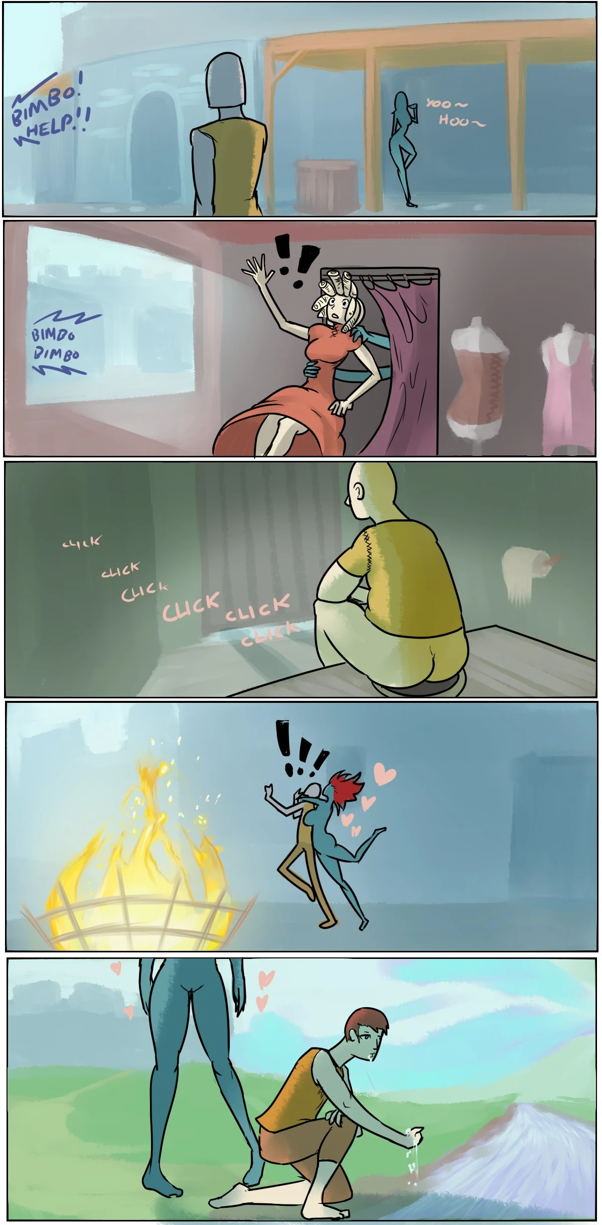 Sister Sins Story: Guard who cried Bimbo porn comic picture 4