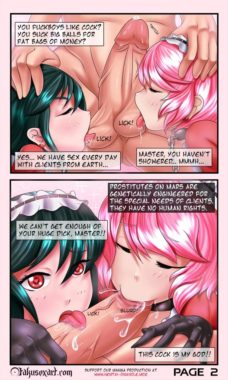 Slave Boys of Mars: Cumslut Sissy Maids porn comic picture 2
