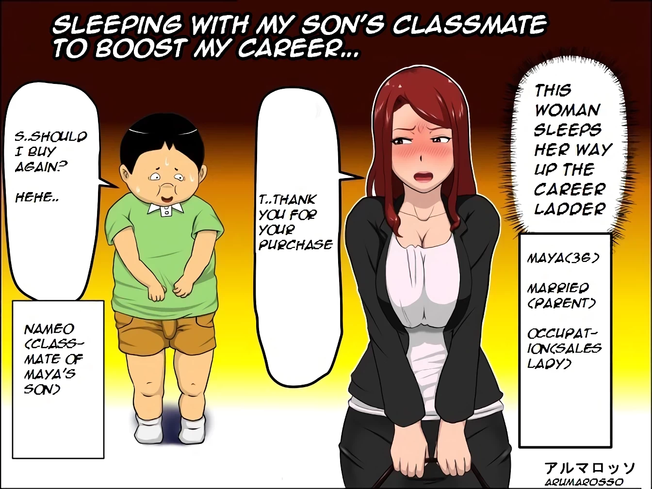 Sleeping with My Son's Classmate to Boost My Career... porn comic picture 1