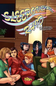 Sleepover Raid porn comic picture 1