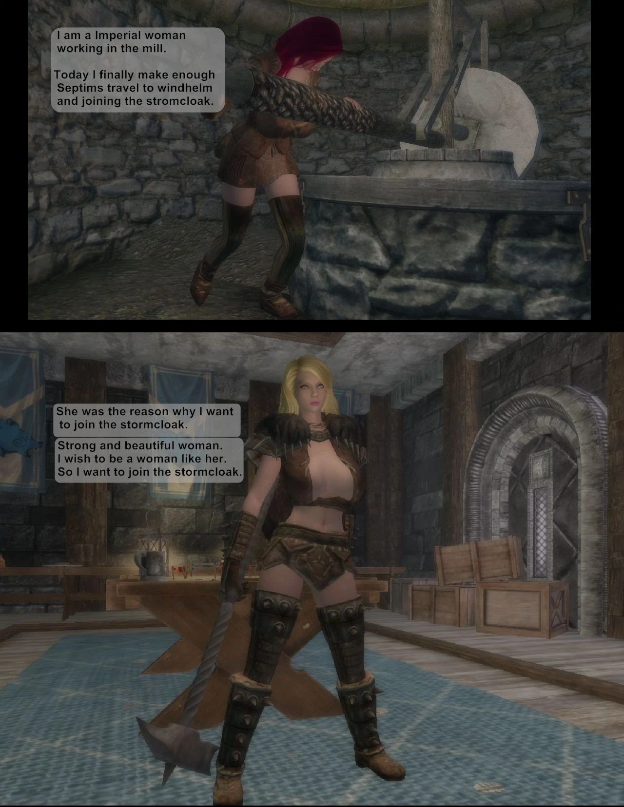 Slut adventure: Joinning the Stormcloak porn comic picture 2
