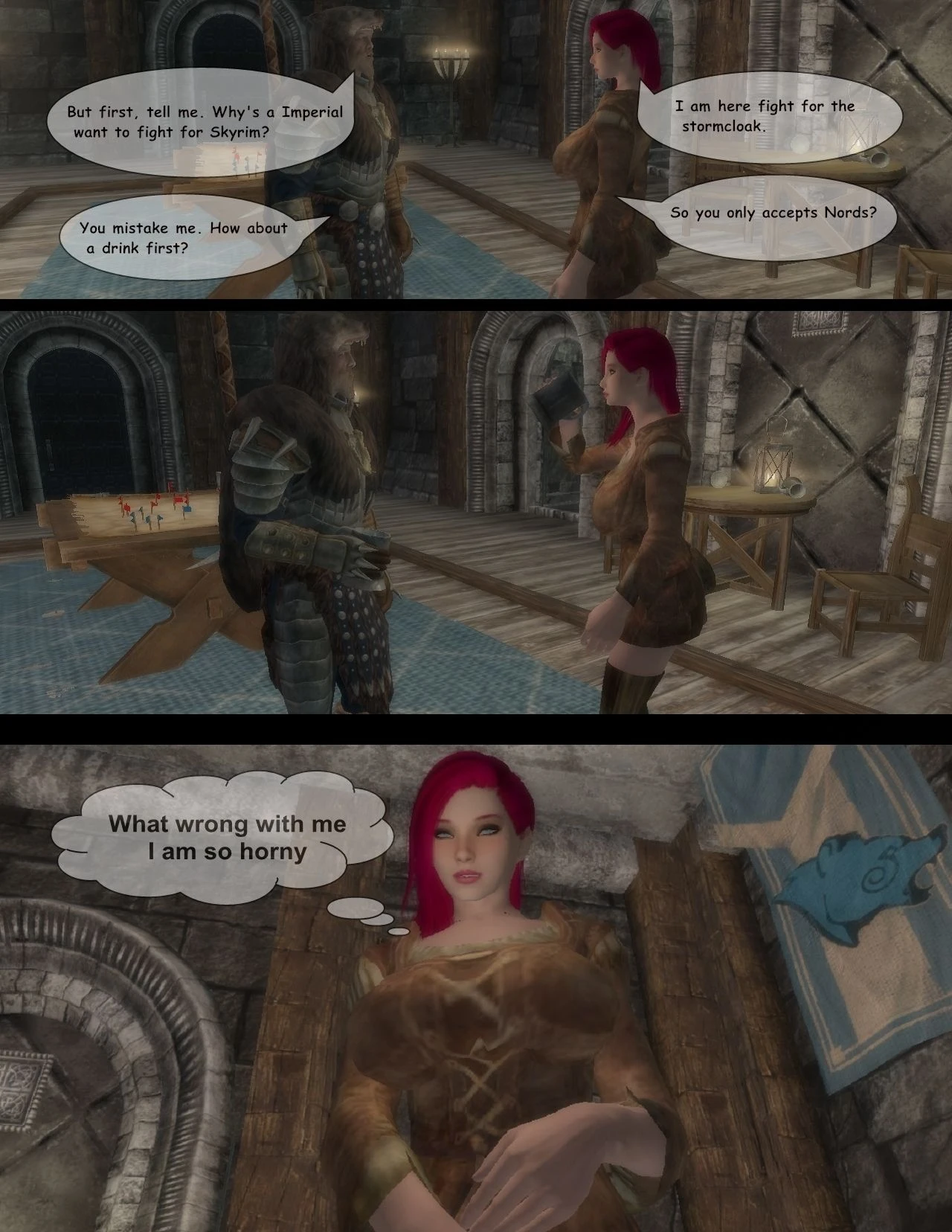 Slut adventure: Joinning the Stormcloak porn comic picture 4