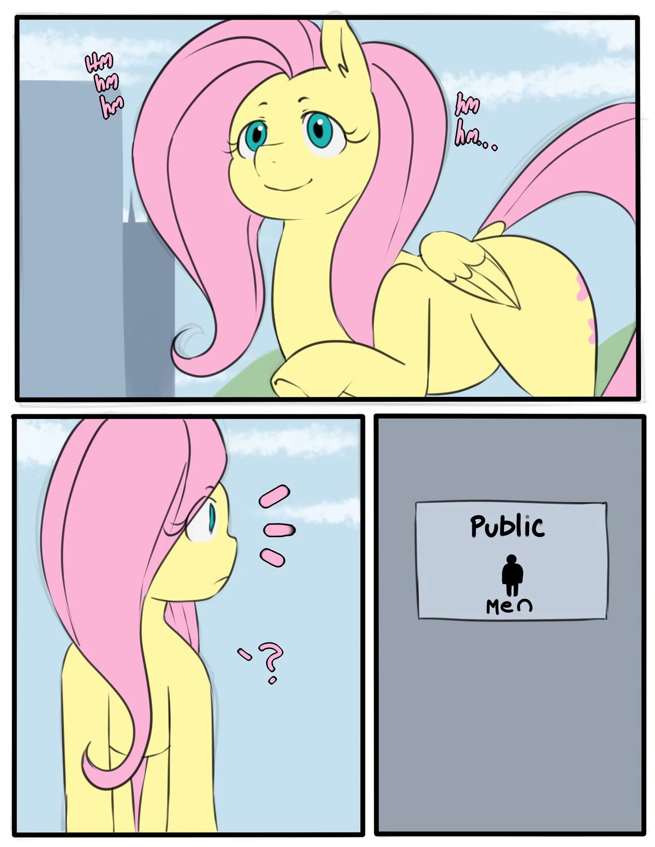 Sluttershy Adventures porn comic picture 1