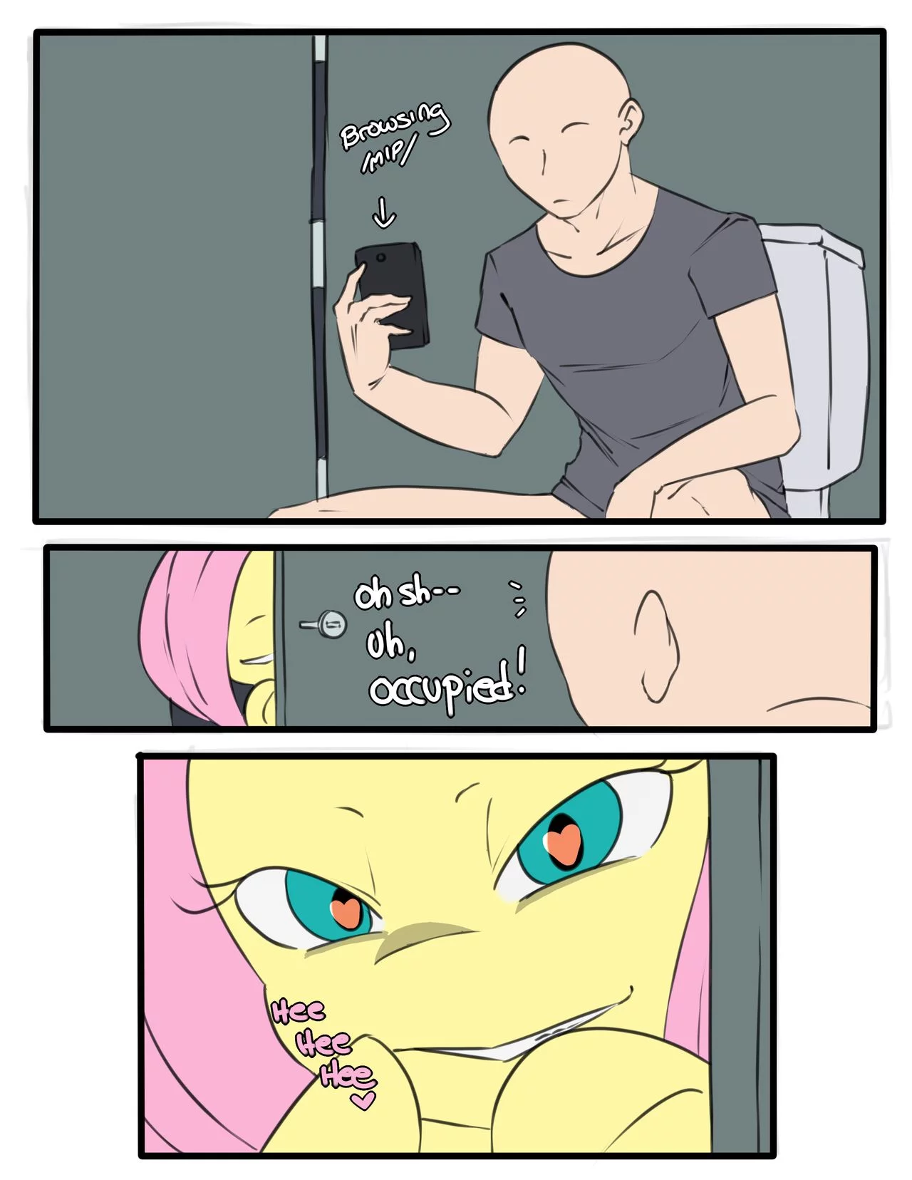 Sluttershy Adventures porn comic picture 3