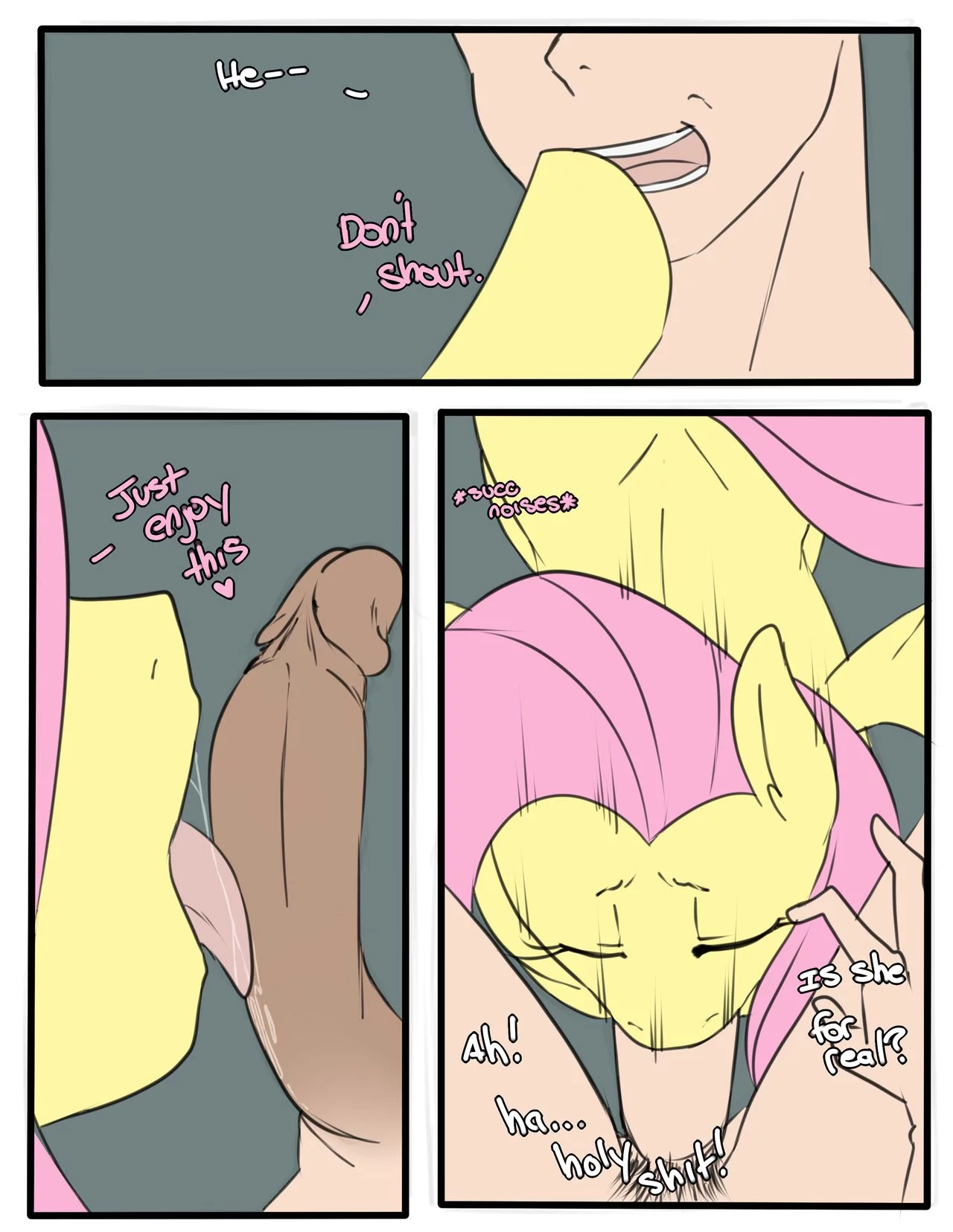 Sluttershy Adventures porn comic picture 4
