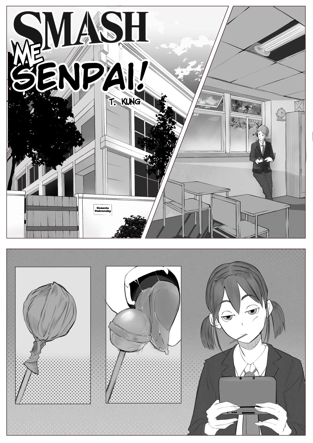 Smash me Senpai! porn comic picture 2
