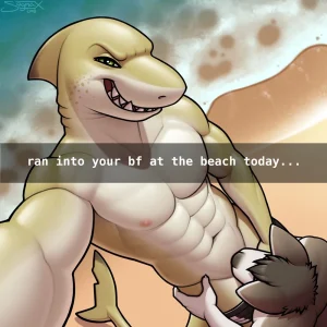 Snapchat Shark Attack porn comic picture 1