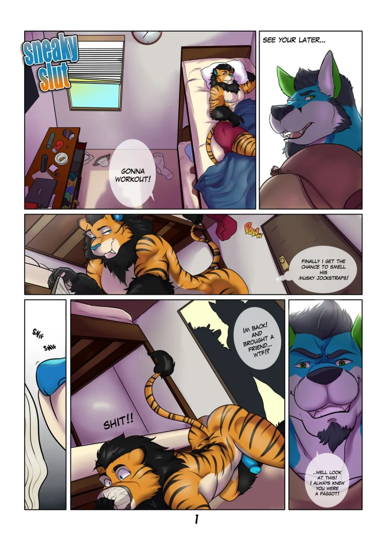 Sneaky Slut porn comic picture 1