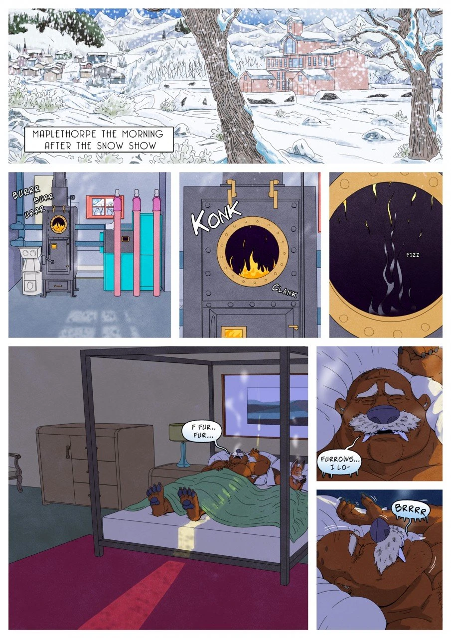 Snow Bound porn comic picture 19