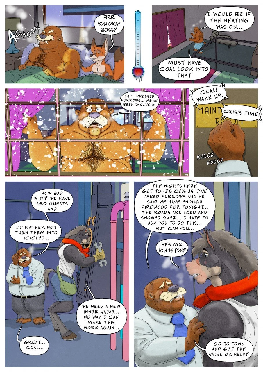 Snow Bound porn comic picture 20