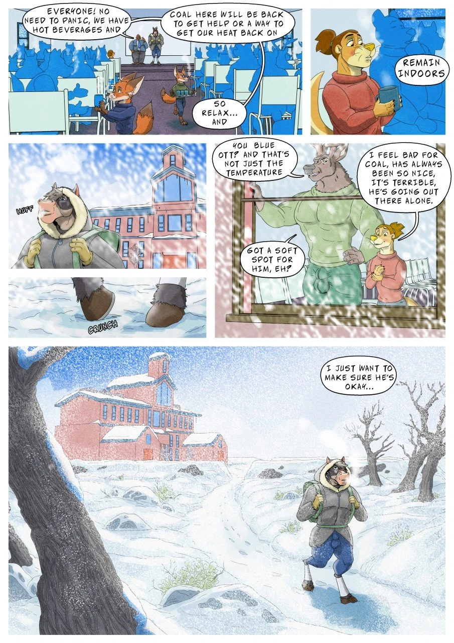 Snow Bound porn comic picture 21