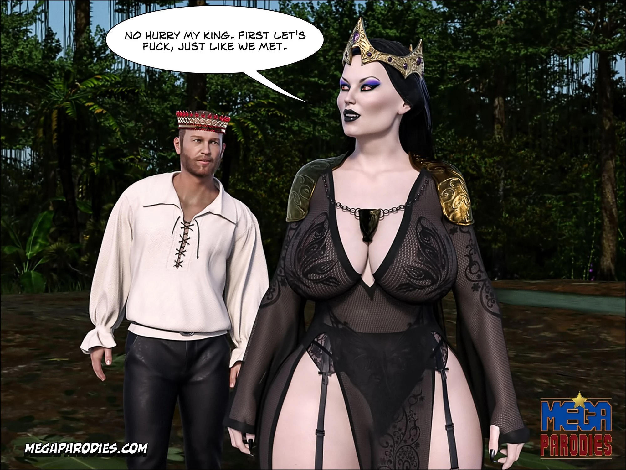 Snow White 2 porn comic picture 9