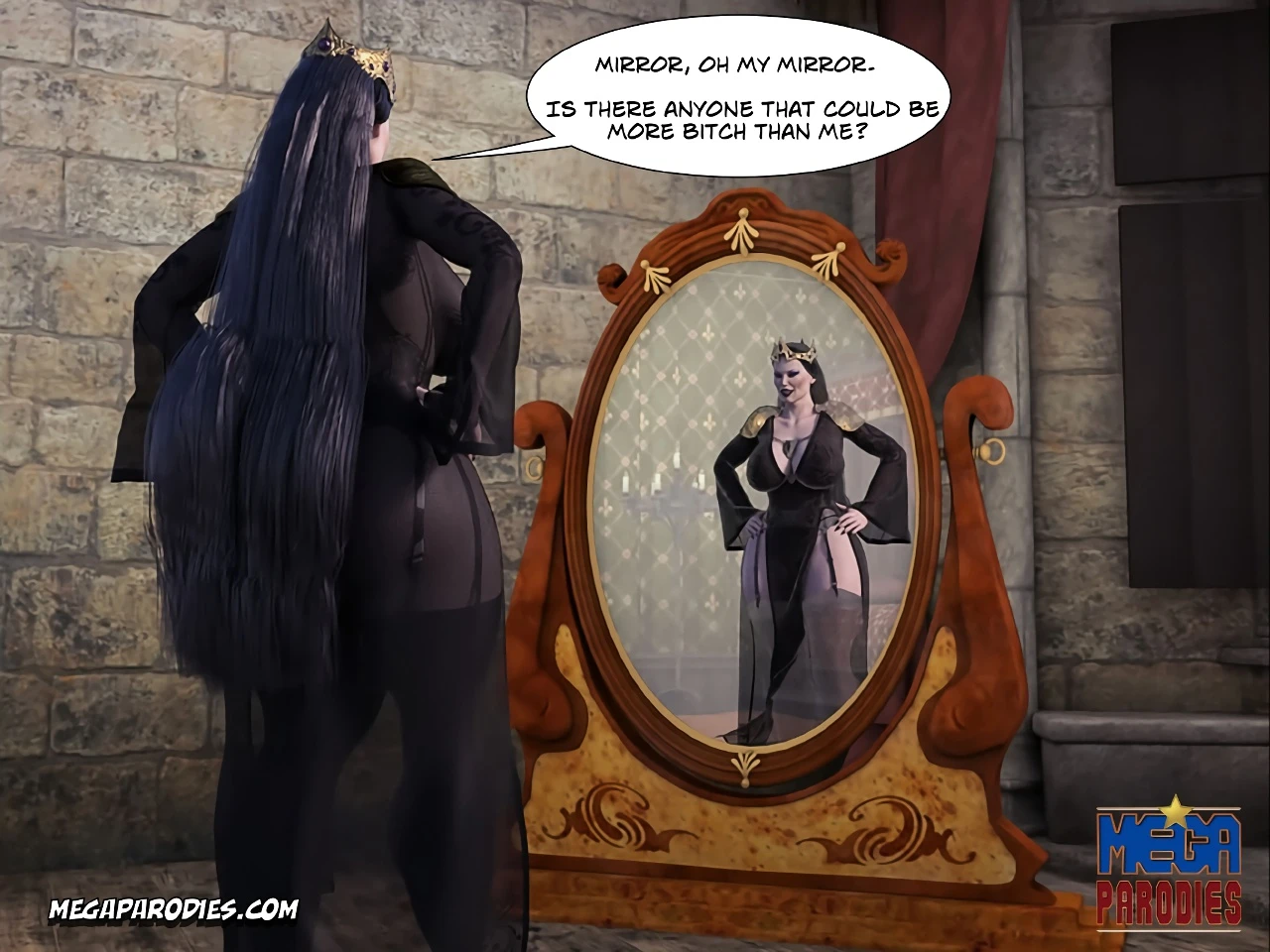 Snow White porn comic picture 12