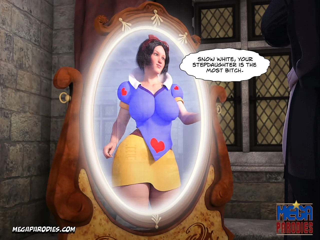 Snow White porn comic picture 14