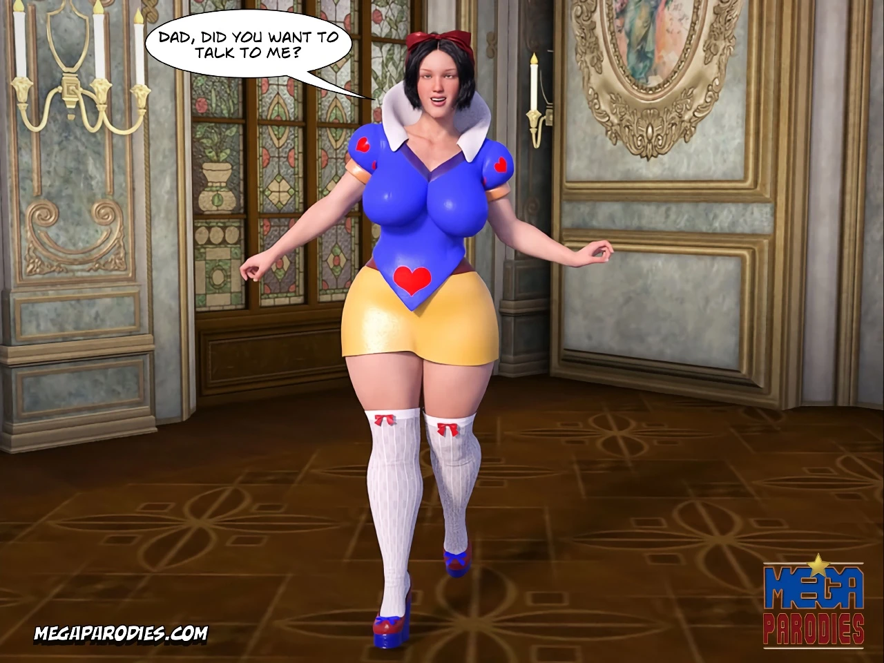 Snow White porn comic picture 17