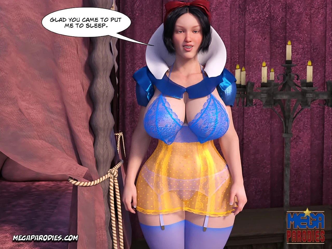 Snow White porn comic picture 29