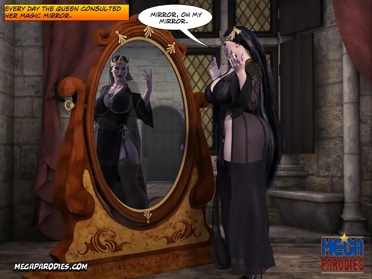 Snow White porn comic picture 3