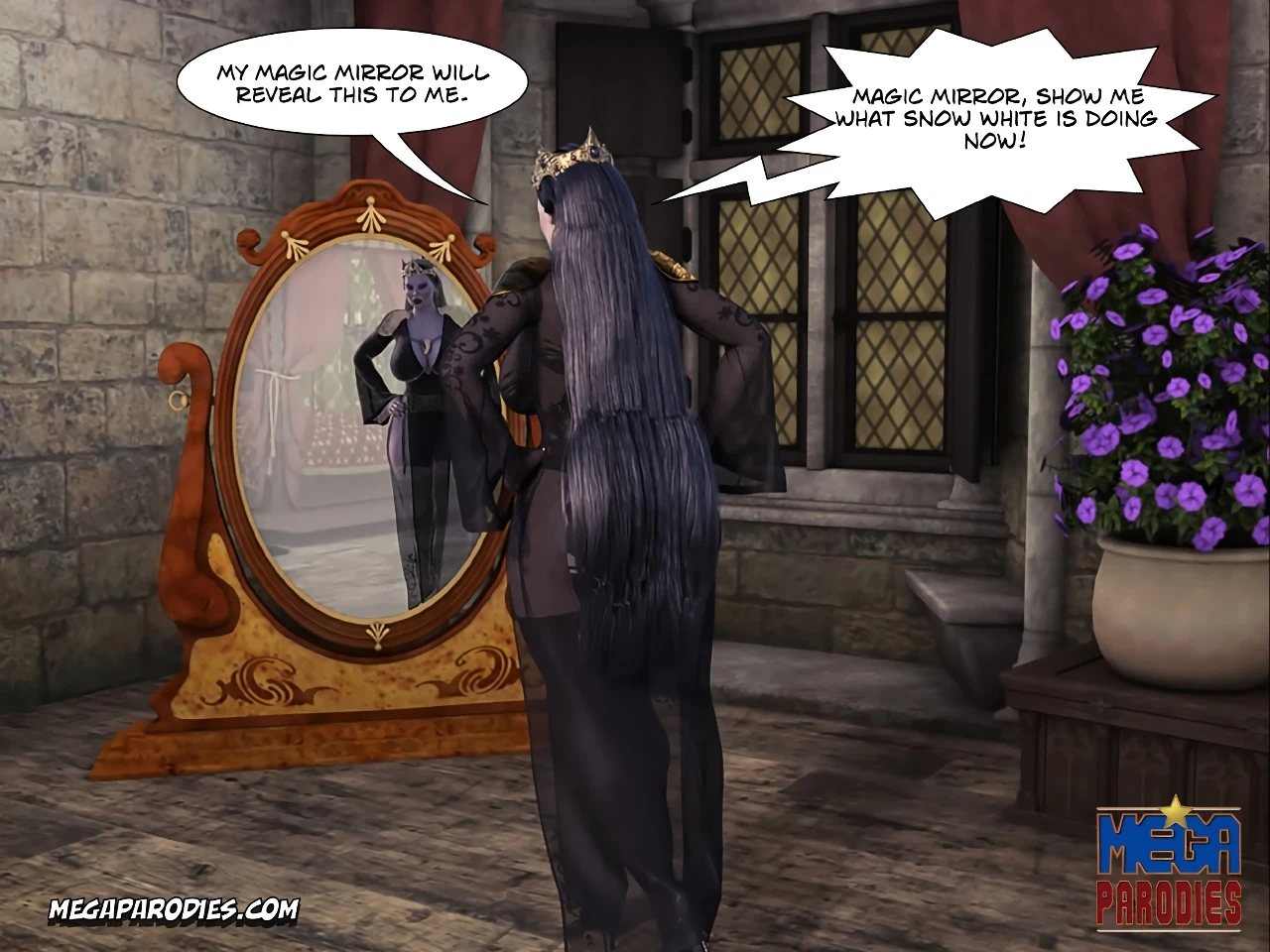 Snow White porn comic picture 54